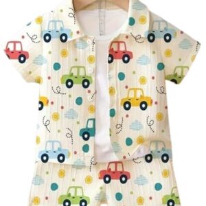 fashionable baby Boys Co ord Dress Set | Stylish Kids Clothing for Party, Wedding & Casual Wear | Regular Fit | 2-Piece Outfit Set
